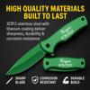 GIFTS INFINITY Custom Titanium Coated Stainless Steel Quality Pocket Knife Free Engraving (848) (Green) view 3