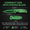 GIFTS INFINITY Custom Titanium Coated Stainless Steel Quality Pocket Knife Free Engraving (848) (Green) view 4