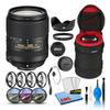 Nikon AF-S DX NIKKOR 18-300mm f/3.5-6.3G ED VR Lens (2216) with Padded Lens Case + Macro Filter Kit + UV, CPL, FL Lens Filters + Tulip Hood + Lens Cap Keeper + Cleaning Kit (Renewed) view 1
