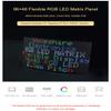 Coolwell Full Color RGB Flexible LED Matrix Panel for Raspberry Pi 4B+ 4B 3B+ 3B 2B+ Zero W WH Pico ESP32 Ardui 2.5mm Pitch 9648 Pixels Adjustable Brightness and Bendable PCB view 4