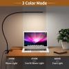 iZELL Desk Light [2-Pack] LED Desk Lamp with Clamp [77 LEDs with 3 Color Modes & 10 Brightness Levels] Flexible Gooseneck Book Light, Easy Clip-on Reading Light view 2