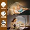 iZELL Desk Light [2-Pack] LED Desk Lamp with Clamp [77 LEDs with 3 Color Modes & 10 Brightness Levels] Flexible Gooseneck Book Light, Easy Clip-on Reading Light view 4