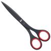 ALLEX Black Scissors for Office 6.5" All Metal Japanese Stainless Steel, Non Stick Coated Blade, Red, Made in JAPAN view 1