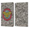 Head Case Designs Officially Licensed Wonder Woman DC Comics Comics Logo Vintage Art Leather Wallet Case Compatible with Kindle Paperwhite 1/2 / 3 view 1