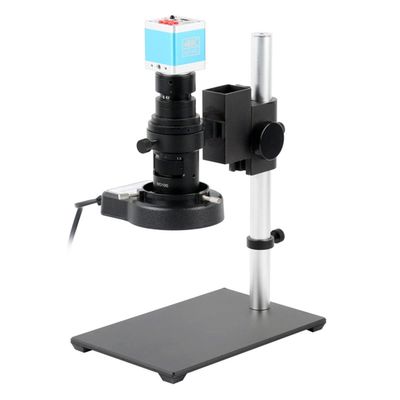 4K 41MP UHD I_MX334 Digital Industrial Video Microscope Camera + 180X 300X 200X 500X C Mount Lens for PCB Soldering Phone Repair PCB Inspection (Color : 200X)