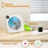 Desobry Portable Bluetooth CD Player with Speakers Wall CD Player for Home with Remote Control FM Radio Digital Screen Headphone Jack Support AUX view 2