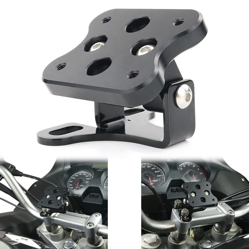xitomer Universal GPS Mount GPS Bracket Adapter Mount, Fit for CB1000R Grom MSX125 Monster 800 Versys 650 DR-Z400SM, Compatible with Garmin/Tomtom Mount (AMPS Hole)