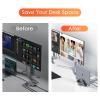 USB C Docking Station Dual Monitor, 15 in 1 USB C Dock Dual HDMI with 65W Power Supply for Lenovo, HP, Dell, Surface, Dual 4K HDMI Docking Station with Vertical Stand for MacBook Pro/Air view 3