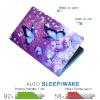 Case for Amazon Kindle Fire HD 8 and Fire HD 8 Plus Tablet Case (12th/10th Generation 2024/2022/2020 Release), Funut PU Leather Slim Smart Cover Tablet Case with Auto Wake/Sleep, Purple Butterfly view 4