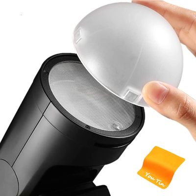 Godox AK-R11 Diffuser Dome for Godox V1 V1Pro V100 Flash Camera Round Head Flash, V100C V100N V100S V1Pro-C V1Pro-N V1Pro-S V1C V1N V1S,AD200 Pro II AD100Pro AD200Pro AD200 / H200R