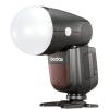 Godox AK-R11 Diffuser Dome for Godox V1 V1Pro V100 Flash Camera Round Head Flash, V100C V100N V100S V1Pro-C V1Pro-N V1Pro-S V1C V1N V1S,AD200 Pro II AD100Pro AD200Pro AD200 / H200R view 2