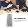 106 Keys Keycaps, Comfortable Feel, Two Color Injection Molding, OEM Height, Wear Resistant, OPQ Opaque Keycaps for 61/87/104 Keys Mechanical Keyboard(Grey) view 2
