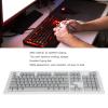 106 Keys Keycaps, Comfortable Feel, Two Color Injection Molding, OEM Height, Wear Resistant, OPQ Opaque Keycaps for 61/87/104 Keys Mechanical Keyboard(Grey) view 3