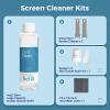 Click Clean Screen Cleaner Kits - 2 All-in-One Mist Cleaner with 4 oz Refill, 1 Microfiber Cloth(7.8 x 7.8in), 1 Mini Funnel, and 1 Sprayer - for All Phones, Laptop and Tablet Screens view 4