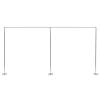 10x20 FT Backdrop Stand Heavy Duty Pipe and Drape Kit, Adjustable Backdrop Stand with Metal Steel Base for Wedding Birthday Party Photography Background Christmas Decoration view 1