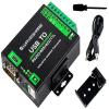 USB to RS232/485/422/TTL Converter with FT232RNL Chip, Industrial Isolated USB Adapter with Multiple Protection, Support Multi Devices and Android, Windows 11 / 10 / 8.1 / 8 / 7, Etc Multi System view 1