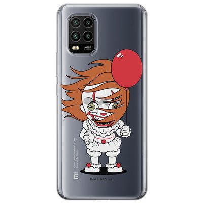 ERT GROUP Mobile Phone Case for Xiaomi MI 10 Lite Original and Official License of Horror with It 005 Design, Adapted to The Shape of The Mobile Phone, Partially Transparent