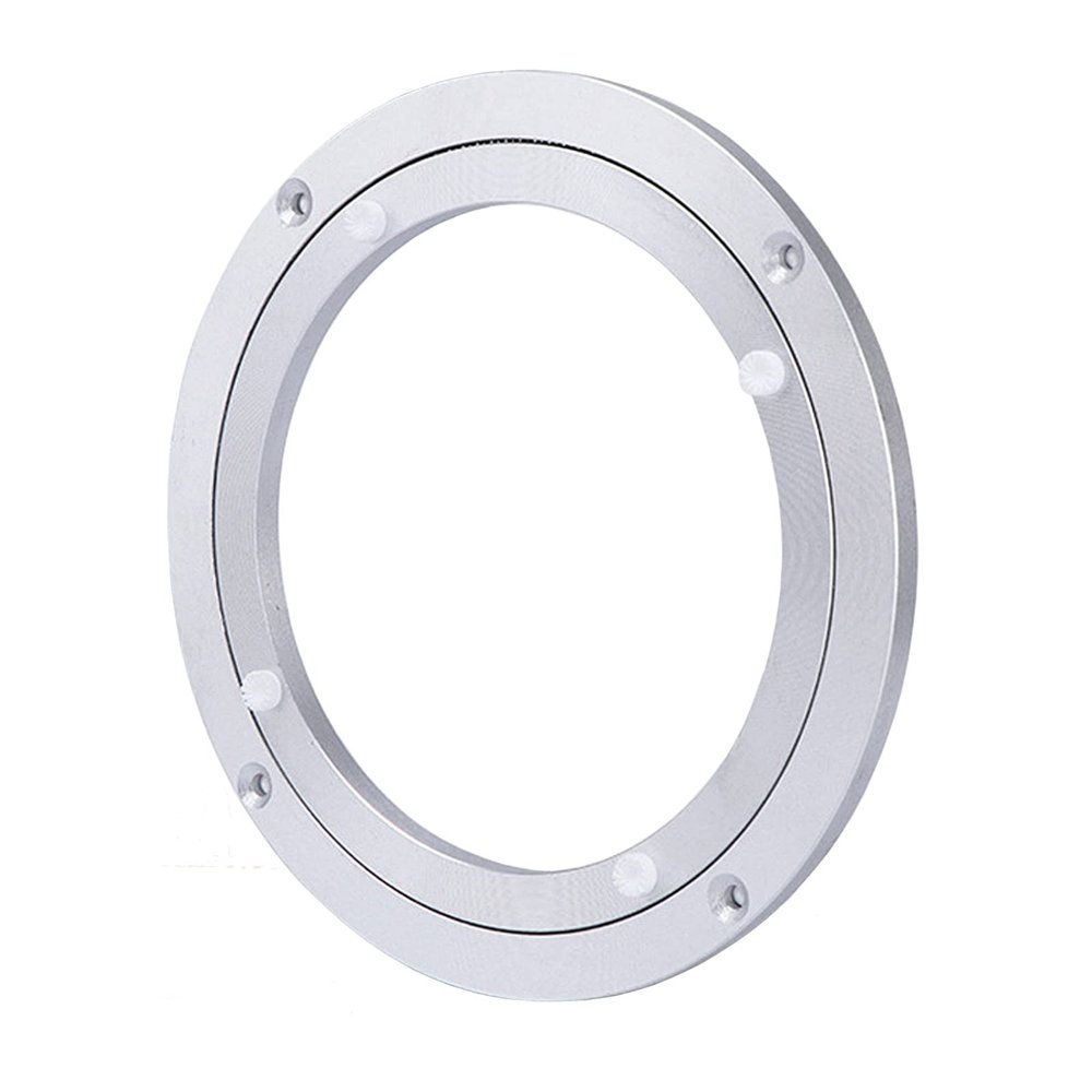 14inches Table Bearing - Turntable Bearing, Plate Stand Base, 360 Degree Rotating, Round Table Swivel Base, Heavy Duty Aluminum Alloy, For TV Monitor Stand, Food Display
