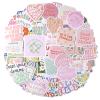 100PCS Cute Preppy Stickers Pink Motivational Vinyl Waterproof Stickers for Laptop Bumper Water Bottles Computer Phone Hard Hat Car Inspirational Decals for Adults Women Kids Teen Girls view 1
