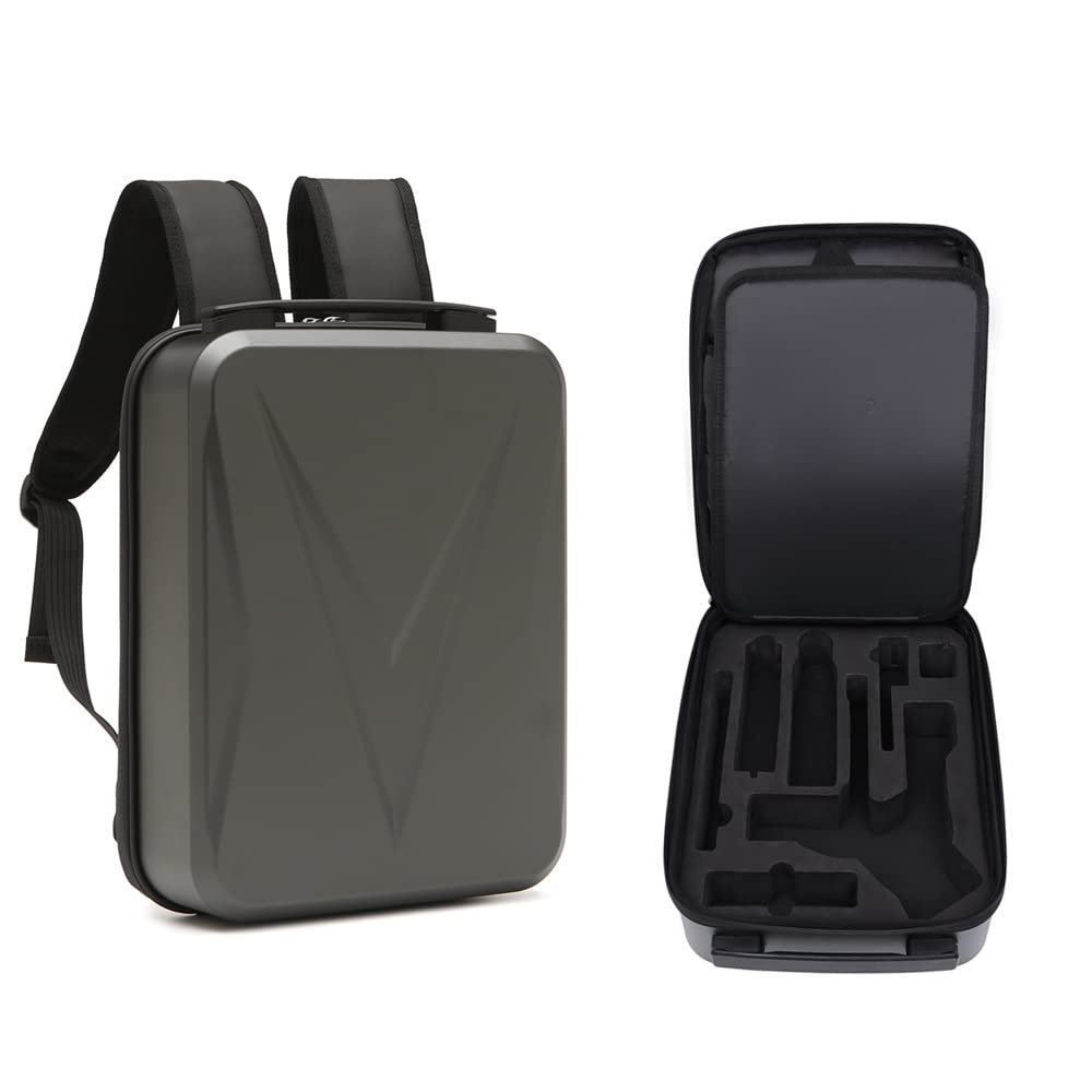 Portable Carrying Case for DJI RS 3 Backpack, Waterproof Hardshell Case for DJI RS 3 Gimbal Stabilizer Protection Case/Storage Shoulder Bag/Backpack (dark grey)