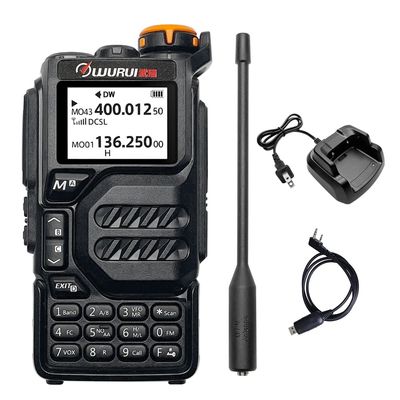 Wurui K5 Full Band walkie Talkie for Adults Professional Outdoor Long Range uhf VHF Skiing car Cheap GMRS intercom USB c (K5 with programcable)