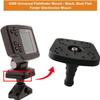 BLKGJTF 0368 Universal Fishfinder Mount - Black, Boat Fish Finder Electronics, Fish Finder Mount view 2