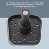 BLKGJTF 0368 Universal Fishfinder Mount - Black, Boat Fish Finder Electronics, Fish Finder Mount view 3