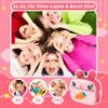 CAMCLID Kids Instant Camera - 2.5K Instant Print Camera with No Ink, 32GB Card, Selfie & 1080P Video, Pink Toy Gift for Girls & Boys 3-12 view 4