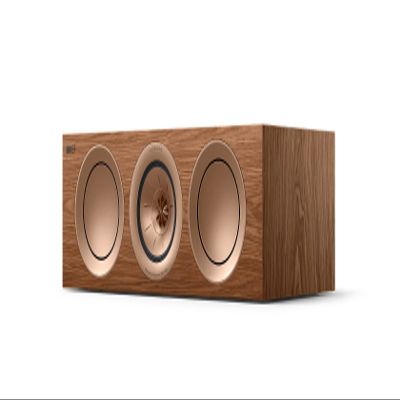 KEF R2 Meta Compact 3 Way Center Channel Speaker (Walnut)