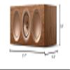 KEF R2 Meta Compact 3 Way Center Channel Speaker (Walnut) view 4