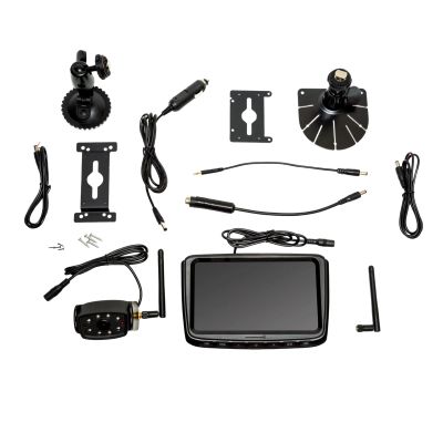 Brandmotion Wireless Observation IR Camera System with 7 HD Monitor | Compatible with RAM 1500 (09-2018) and Heavy Duty (2010-Current) | ADHS-7810v2 | Edge to Edge Image Mirror | 12 x 8.5 x 3.5