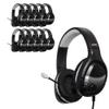 Avid Products AE-75 Deluxe Over-Ear Classroom Computer Stereo Headset TRRS Plug, Black (10 Pack), Great for Gaming and E-Sports view 1
