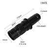 JUIYU Microscope Accessories Kit 0.75X 0.5X 2.0X 0.35X Auxiliary Objective Glass Len for 130X 180X C Mount Lens Microscope Slides (Color : 0.3X Objective) view 4