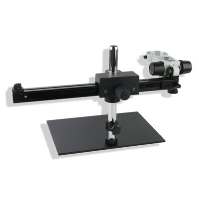 Microscope Accessories Kit Guide Rail Microscope Stand Guide Stereo Zoom Microscope Stand Holder + Adjustable Diameter 76mm Gear Holder Microscope Slides