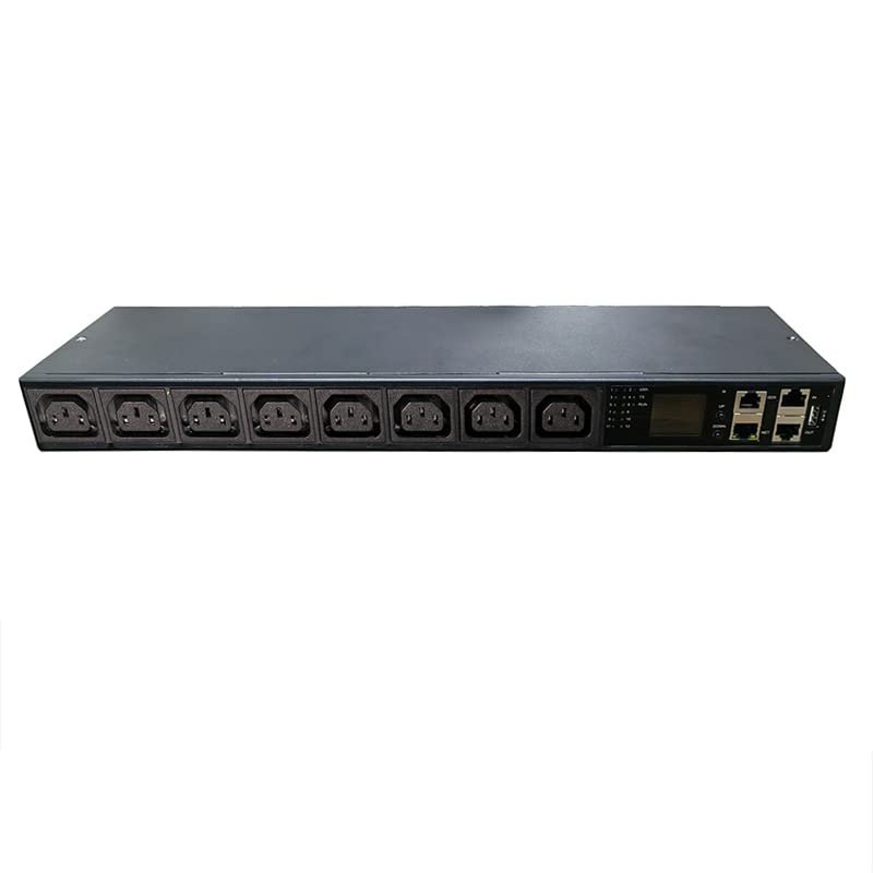 8-bit C13 5-15P Smart PDU Rack-Mounted Power Distribution Unit SNMP, telnet, 485modbus-TRU-TCP Protocol