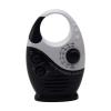 Waterproof Shower Radio, Splash Proof AM/FM Radio with Top Handle for Bathroom Outdoor Use - Built-in Speaker & Adjustable Volume(Black and White) view 1