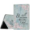 Compatible with iPad Air 11 Inch M3 M2 2025/2024 7th/6th Generation Case and Air 5th/4th Generation Case 10.9 Inch 2022/2020 with Pencil Holder Protect Cover,Be Still Know That I AM God view 1