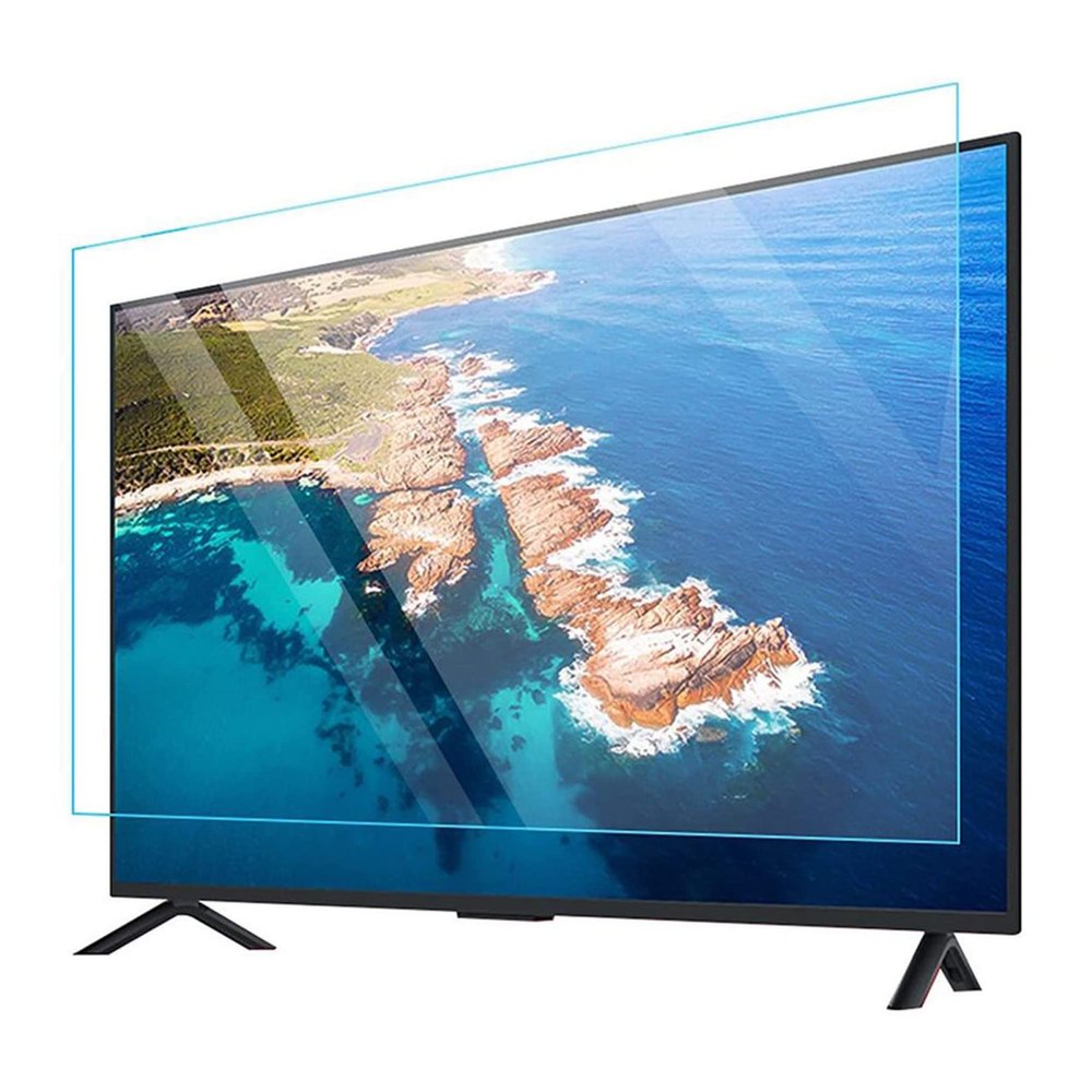 JQZWXX 50-75 Inch TV Screen Protector, Frosted Anti Glare/Anti Blue Light/Dustproof Filter Film, Anti Scratch Film, Protect Your Eyes / 75in1645x930mm