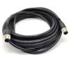 Keisnoaja M12 8Pin Cable, Male to Male Straight A-Coding 7.3M 24AWG Shielded, Aviation Sensor Connection, Industrial Equipment, for System Integrators view 1