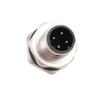 10pcs M12 Male 4Pin A Coding PG9 Connector Plug Rear Mounting Thread M12x1 view 1