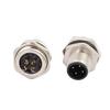 10pcs M12 Male 4Pin A Coding PG9 Connector Plug Rear Mounting Thread M12x1 view 2