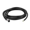 keisnoaja M12 8Pin Male Cable A-Coding Straight Connector Molded 1M AWG24 PVC Black Cable for Industrial Automation view 2