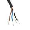 keisnoaja M12 Connector Cable Assembly Female Straight 4 Pin A Coding Overmolded Cable 0.5M AWG22 for Industrial Applications view 1