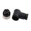 10pcs Sensors M12 Female 4Pin Connector Right Angle Cable Mount Connector view 2