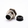 10pcs M12 A Coded 8Pin Front Mount Connector, 8 Contacts M12 Connector view 2