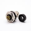 10pcs M12 A Coded 8Pin Front Mount Connector, 8 Contacts M12 Connector view 4