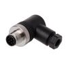 10pcs M12 Male Cable Connector A-Coding Right Angle Screw Termination Unshielded view 1