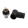 10pcs M12 Male Cable Connector A-Coding Right Angle Screw Termination Unshielded view 2