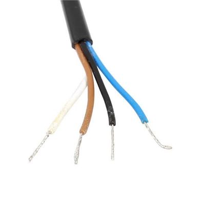 10pcs M12 Female Right Angle 4Pin A Code Aviation Socket Electrical Cable 1.5M AWG22 PVC Black Cable