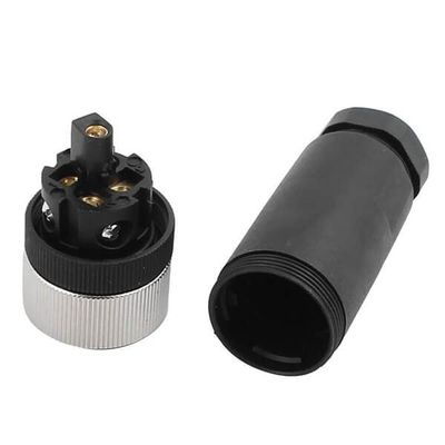 10pcs M12 Female 5Pin A-Code Field Installable Screw Termination Unshield